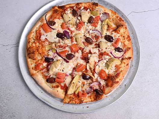 picture of Mediterranean pizza